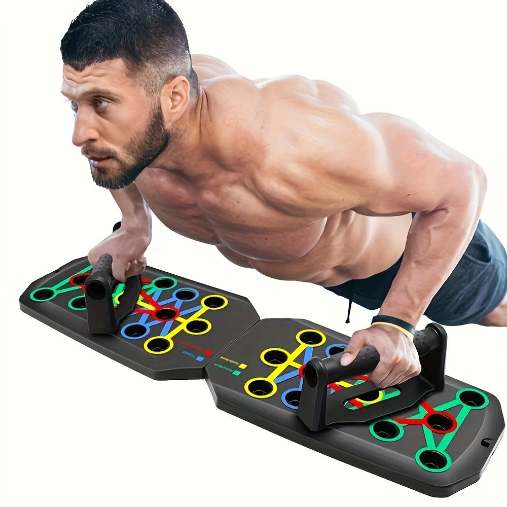 Adjustable Push-Up Board – Portable PP for Chest & Tricep Training, Compact Home Travel Gym Gear