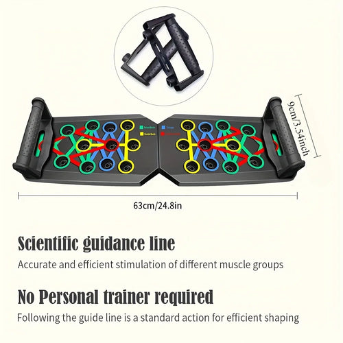 Adjustable Push-Up Board – Portable PP for Chest & Tricep Training, Compact Home Travel Gym Gear